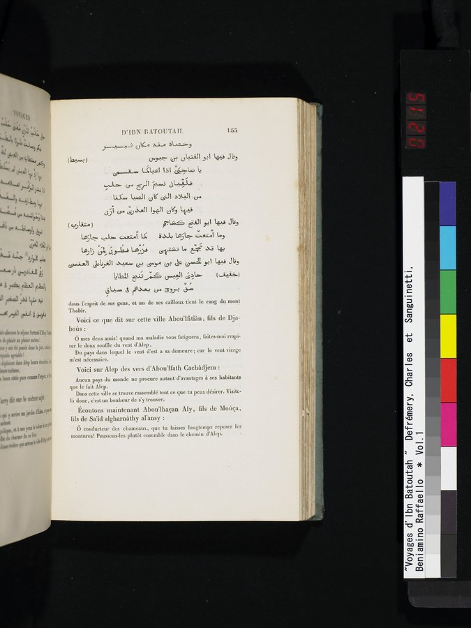Voyages d'Ibn Batoutah : vol.1 / 215 ページ（カラー画像）