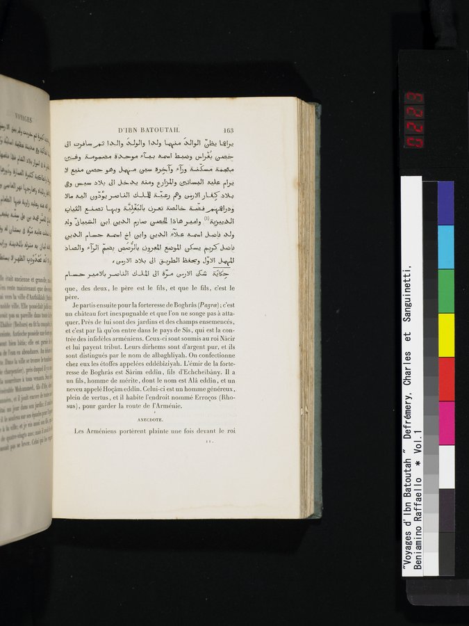 Voyages d'Ibn Batoutah : vol.1 / 223 ページ（カラー画像）