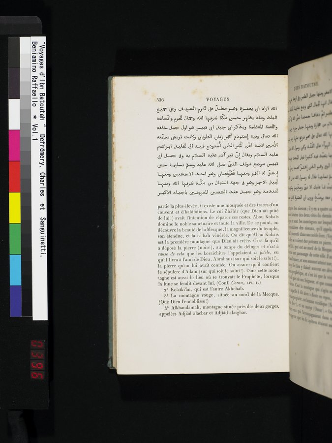 Voyages d'Ibn Batoutah : vol.1 / 396 ページ（カラー画像）