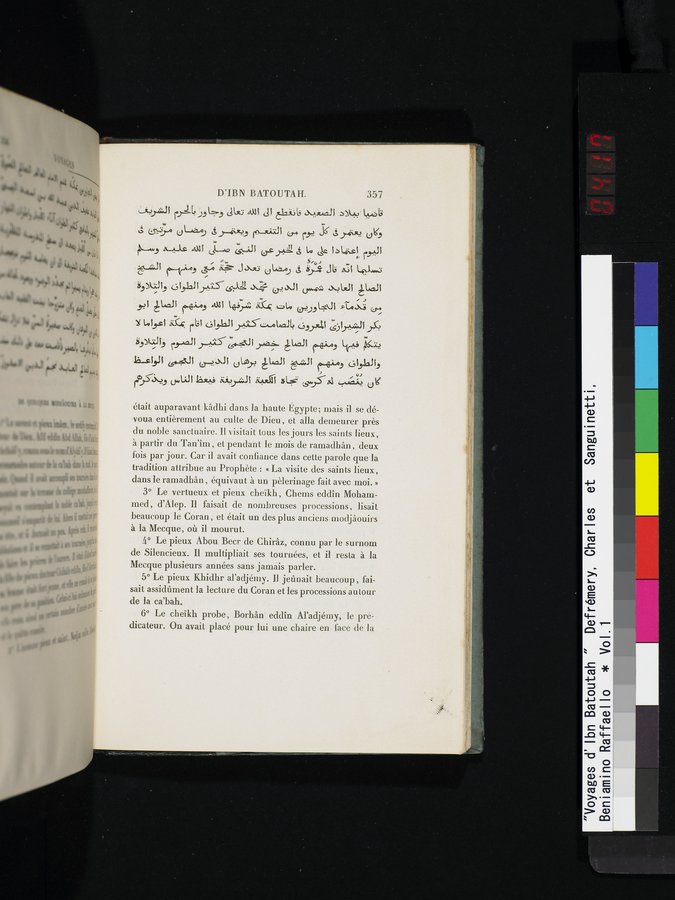 Voyages d'Ibn Batoutah : vol.1 / 417 ページ（カラー画像）