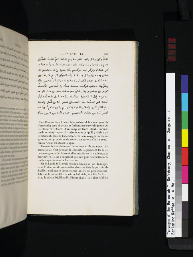 Voyages d'Ibn Batoutah : vol.1 / 423 ページ（カラー画像）