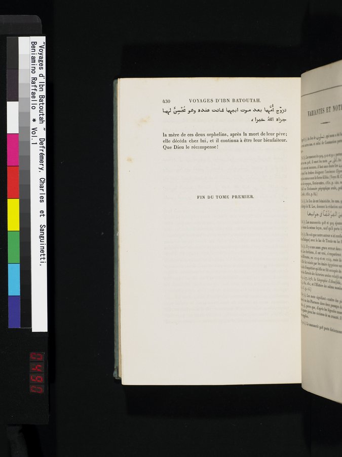 Voyages d'Ibn Batoutah : vol.1 / 490 ページ（カラー画像）