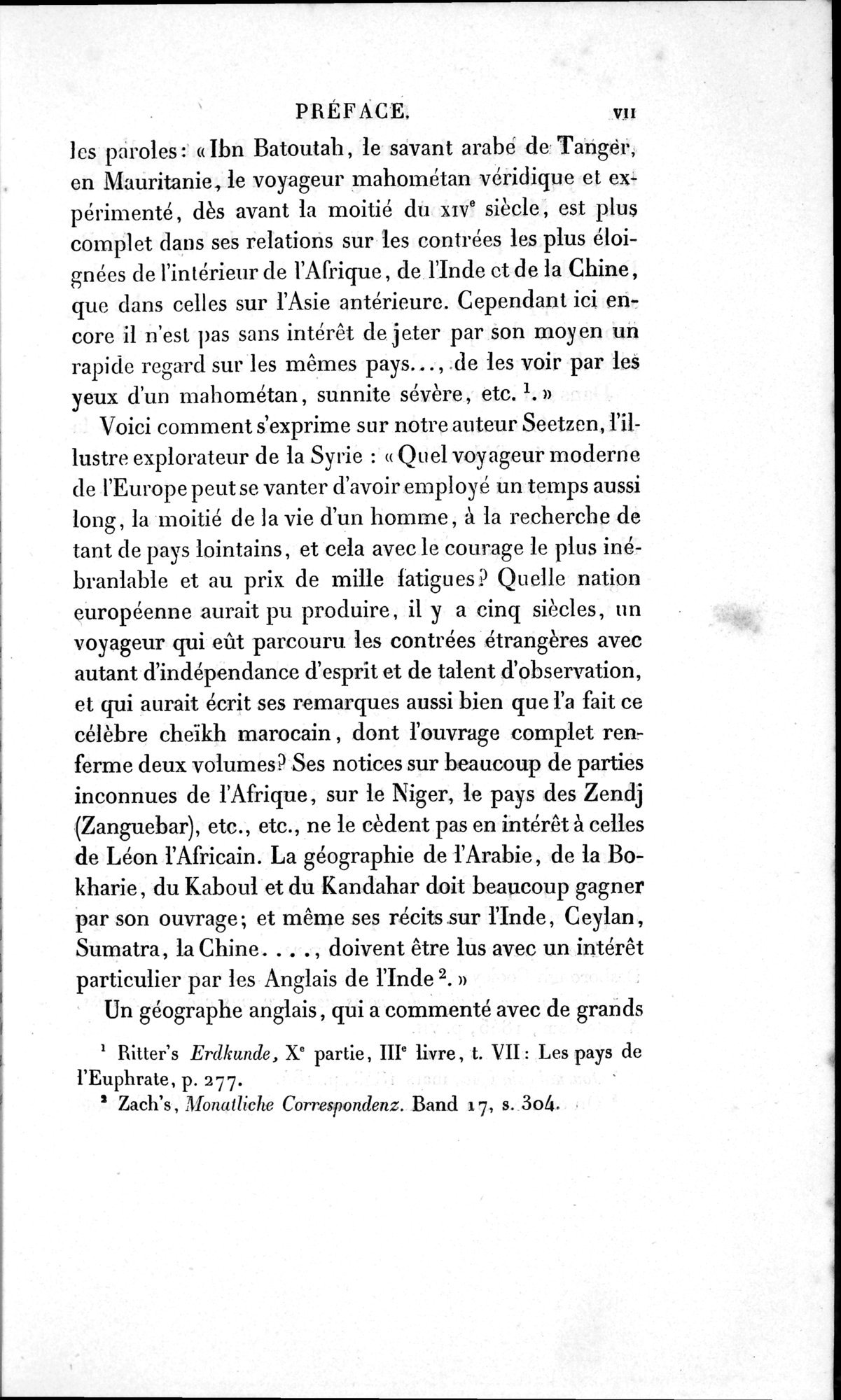 Voyages d'Ibn Batoutah : vol.1 / 19 ページ（白黒高解像度画像）