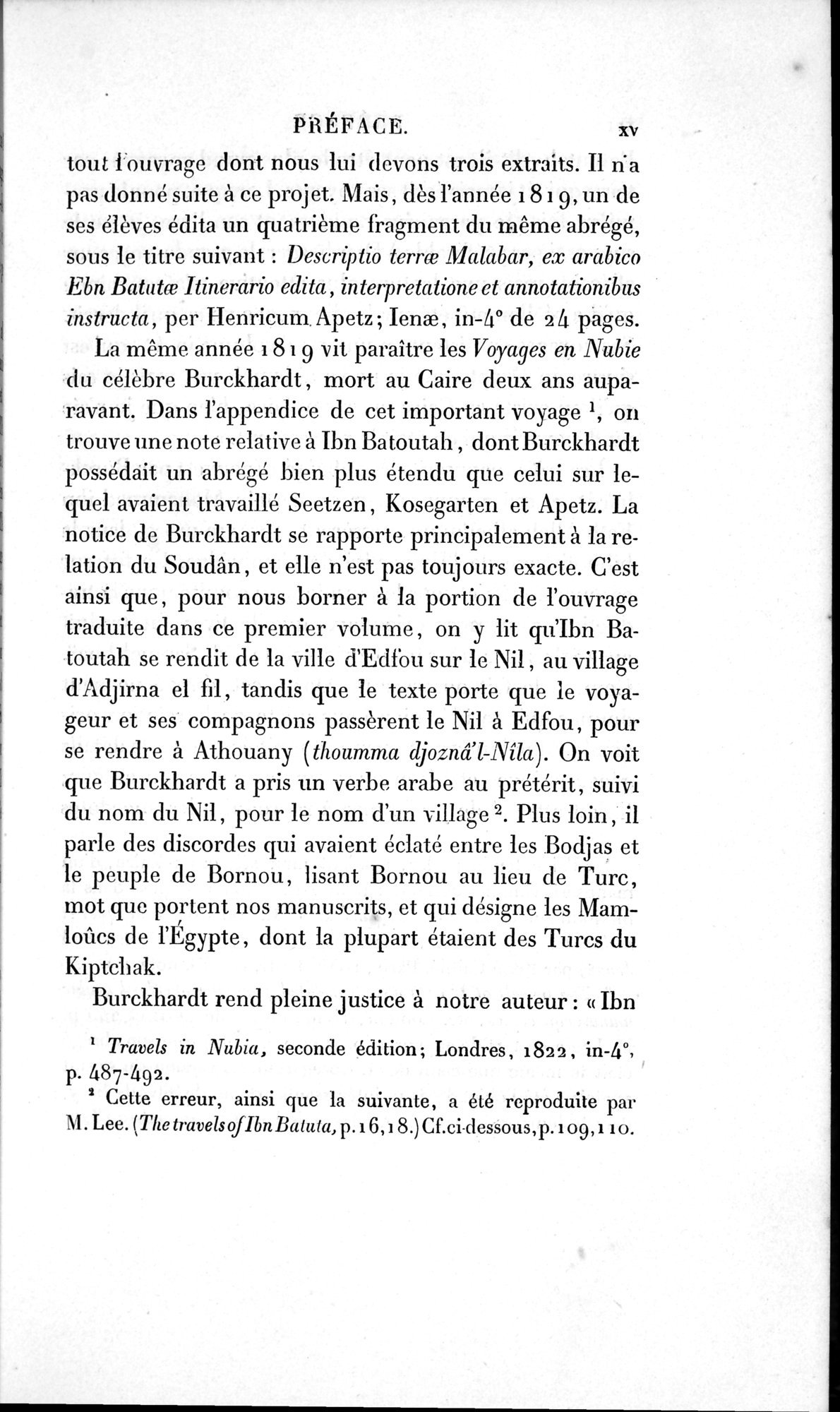 Voyages d'Ibn Batoutah : vol.1 / 27 ページ（白黒高解像度画像）