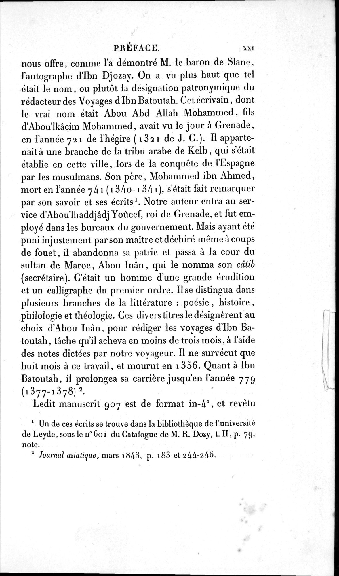 Voyages d'Ibn Batoutah : vol.1 / 33 ページ（白黒高解像度画像）