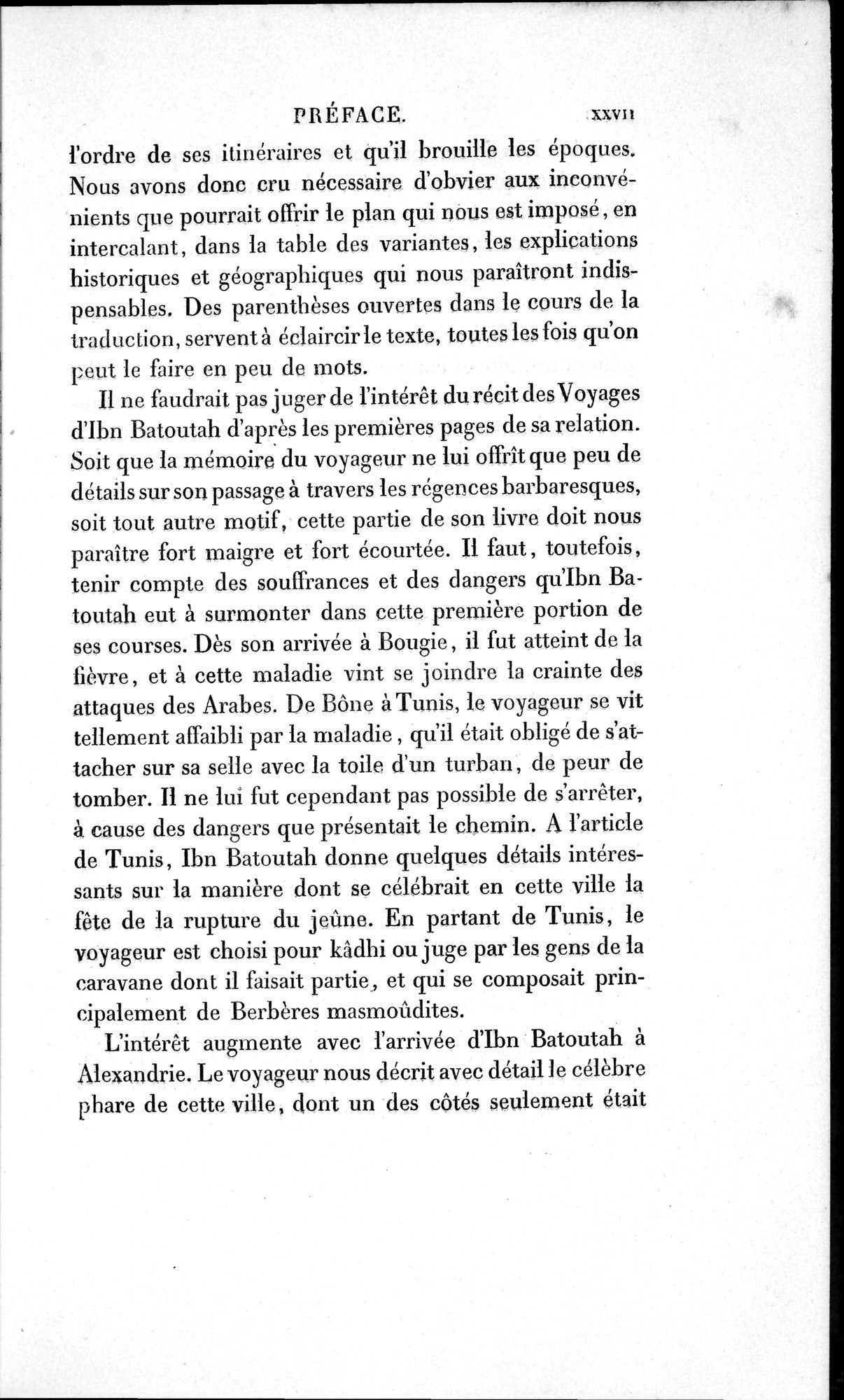 Voyages d'Ibn Batoutah : vol.1 / 39 ページ（白黒高解像度画像）