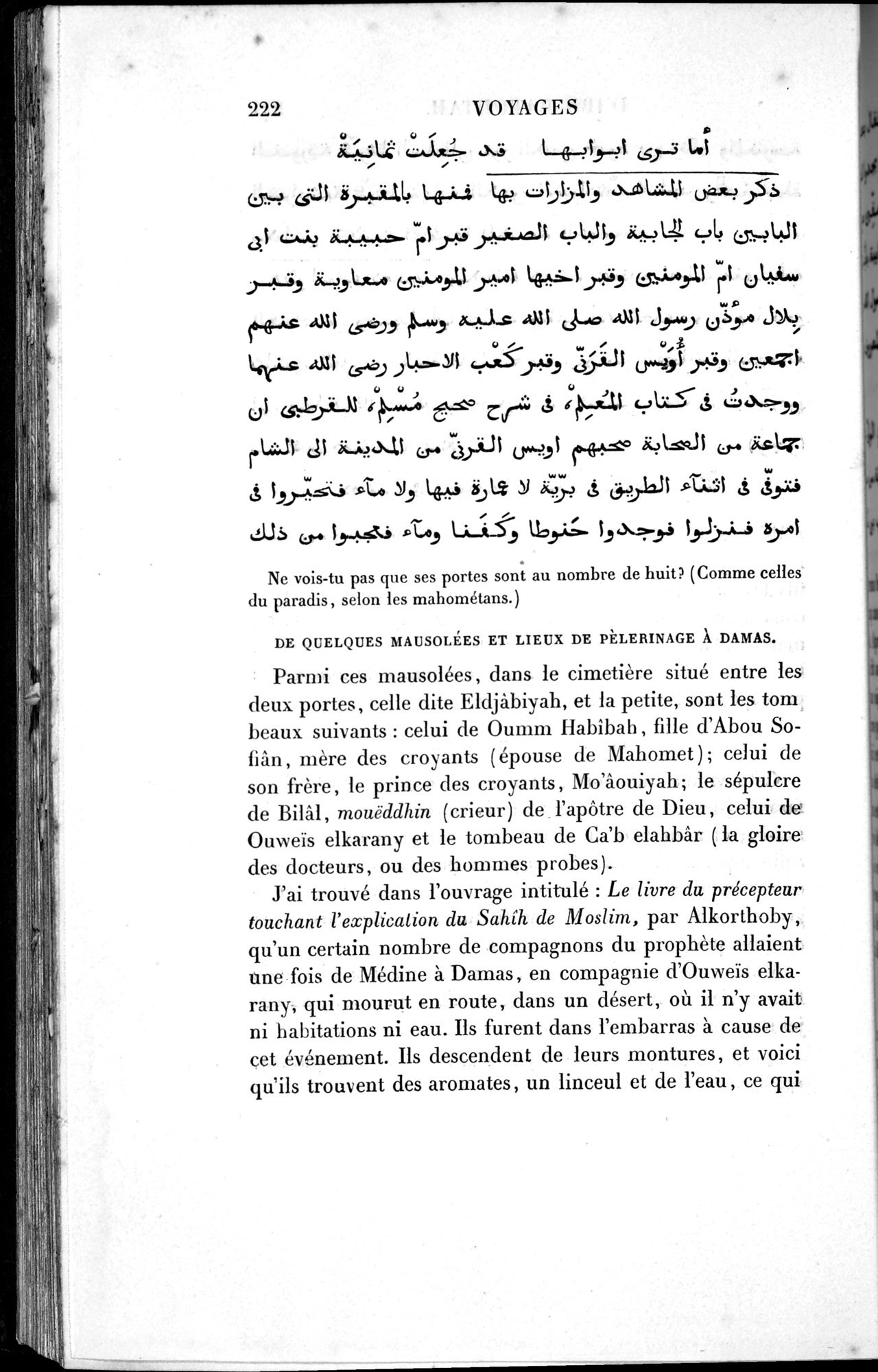 Voyages d'Ibn Batoutah : vol.1 / 282 ページ（白黒高解像度画像）