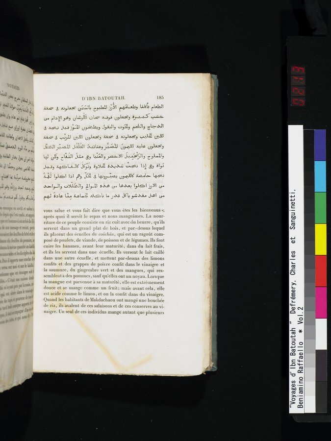 Voyages d'Ibn Batoutah : vol.2 / 213 ページ（カラー画像）
