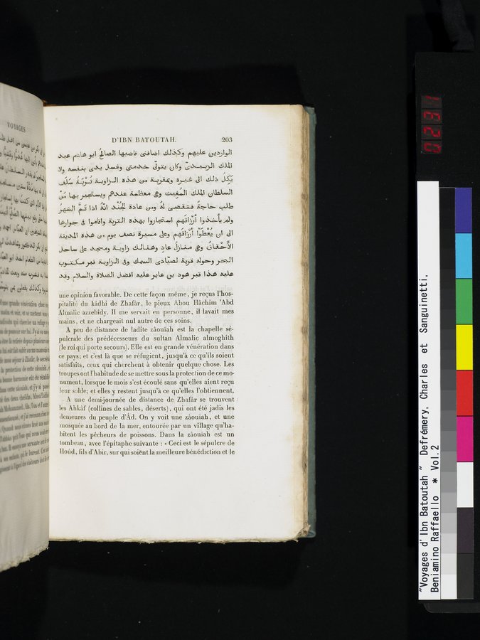 Voyages d'Ibn Batoutah : vol.2 / 231 ページ（カラー画像）