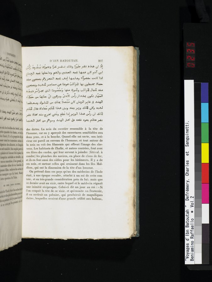 Voyages d'Ibn Batoutah : vol.2 / 235 ページ（カラー画像）