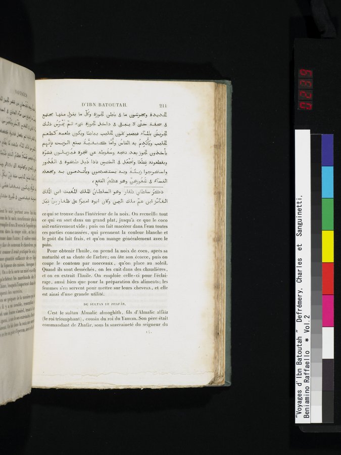 Voyages d'Ibn Batoutah : vol.2 / 239 ページ（カラー画像）