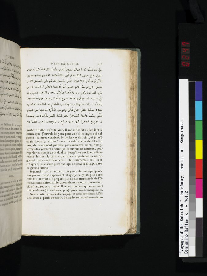 Voyages d'Ibn Batoutah : vol.2 / 247 ページ（カラー画像）