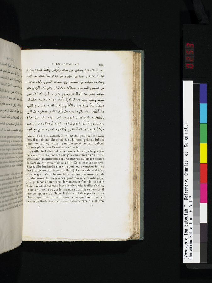 Voyages d'Ibn Batoutah : vol.2 / 253 ページ（カラー画像）