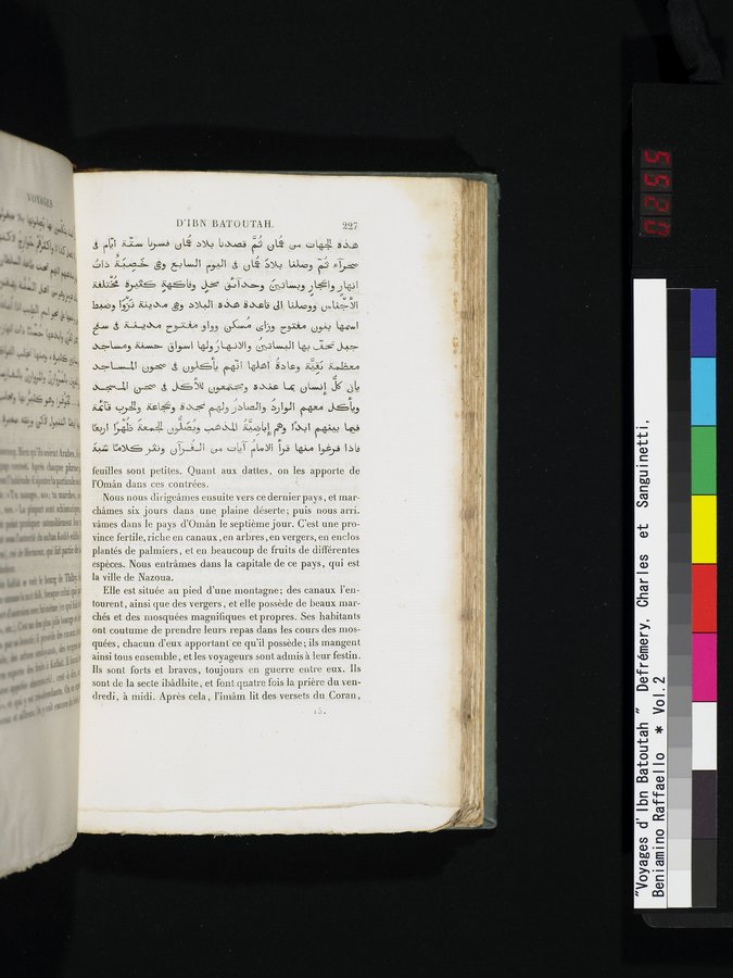 Voyages d'Ibn Batoutah : vol.2 / 255 ページ（カラー画像）