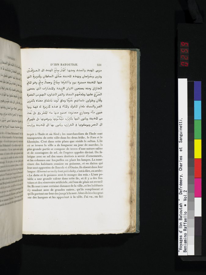 Voyages d'Ibn Batoutah : vol.2 / 259 ページ（カラー画像）