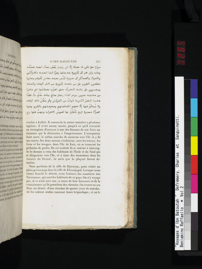 Voyages d'Ibn Batoutah : vol.2 / 265 ページ（カラー画像）