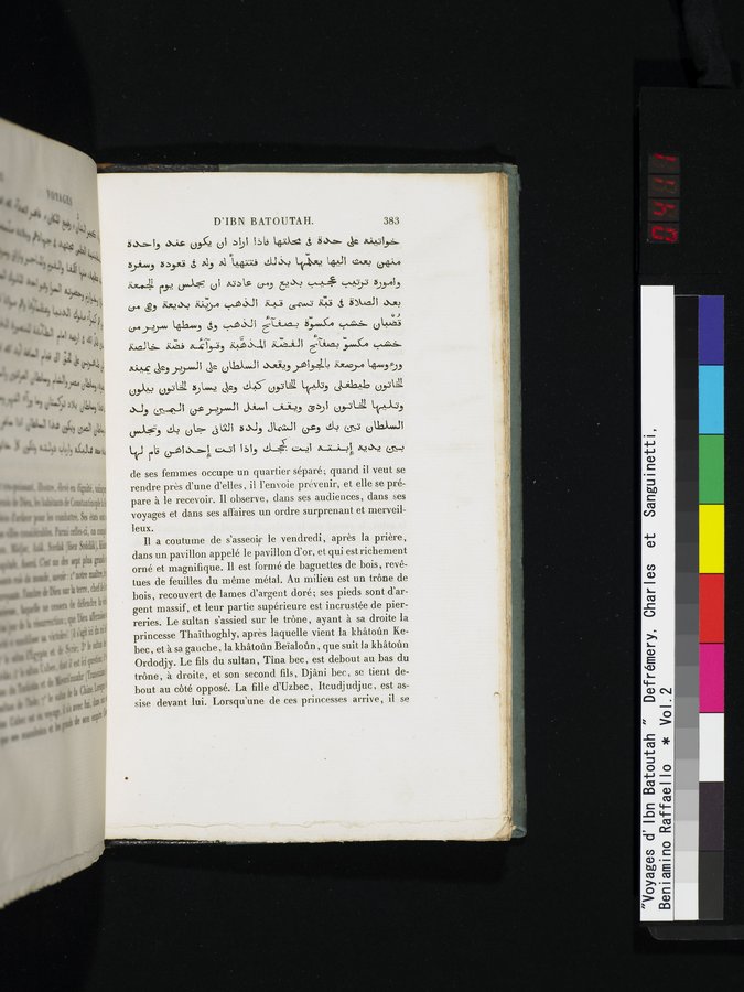 Voyages d'Ibn Batoutah : vol.2 / Page 411 (Color Image)