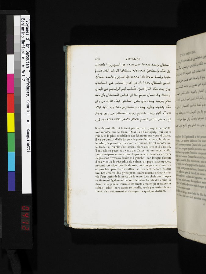 Voyages d'Ibn Batoutah : vol.2 / 412 ページ（カラー画像）