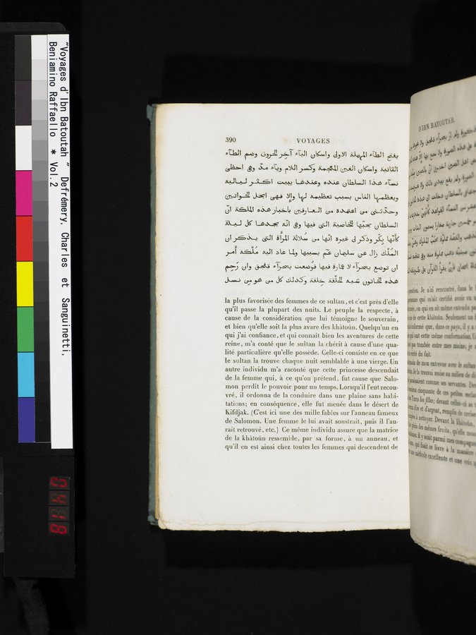 Voyages d'Ibn Batoutah : vol.2 / 418 ページ（カラー画像）