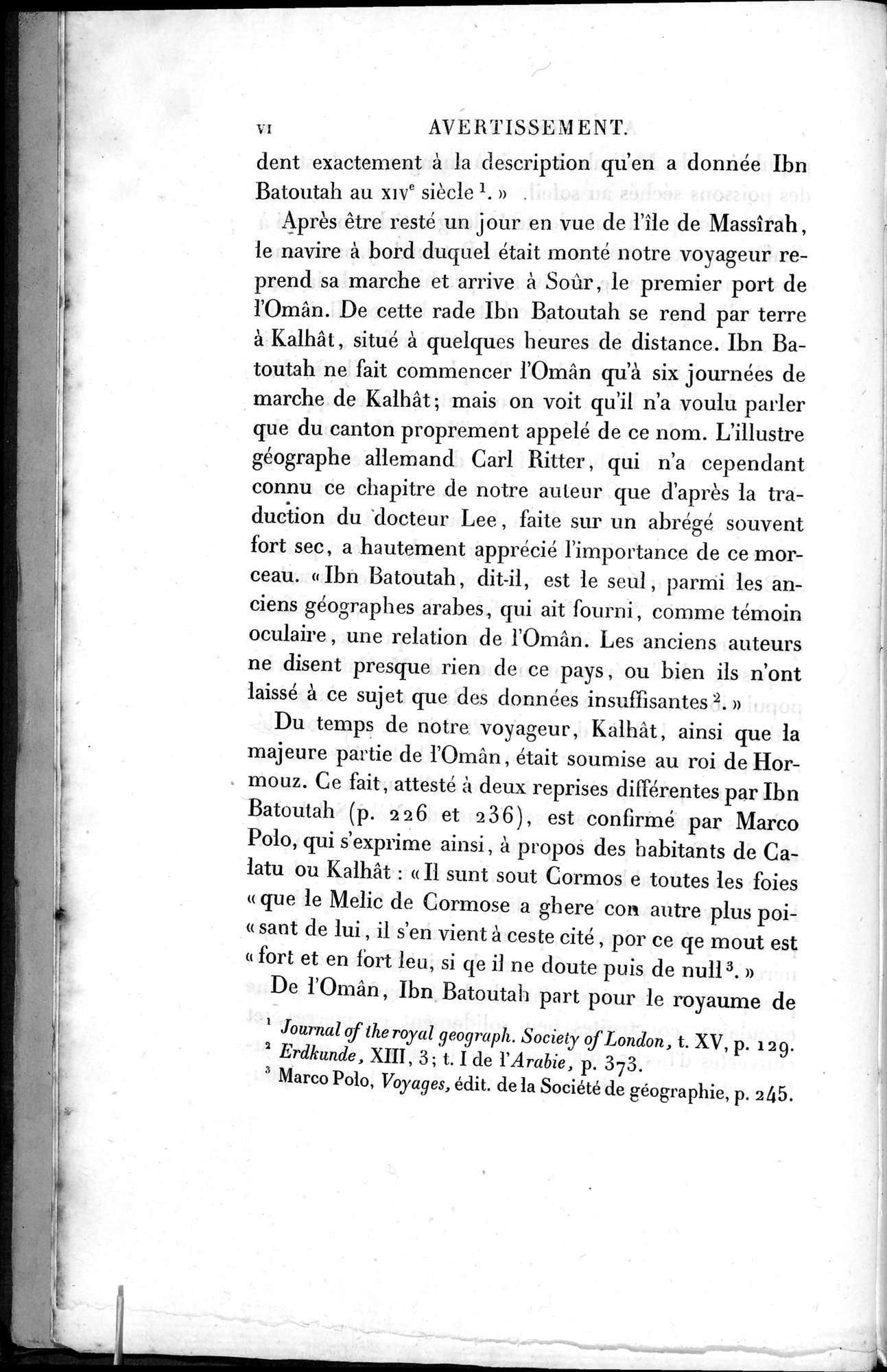 Voyages d'Ibn Batoutah : vol.2 / 18 ページ（白黒高解像度画像）