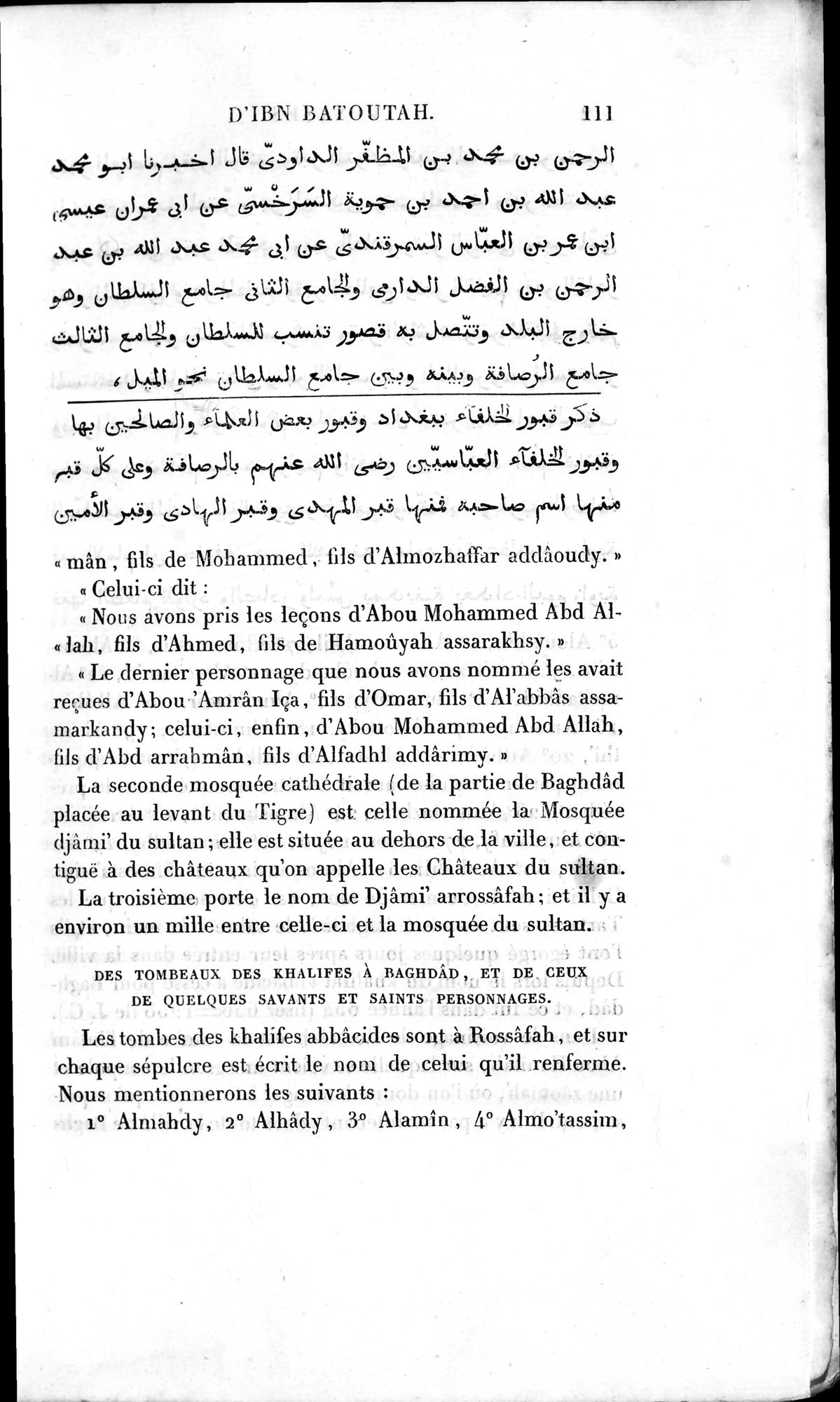 Voyages d'Ibn Batoutah : vol.2 / 139 ページ（白黒高解像度画像）