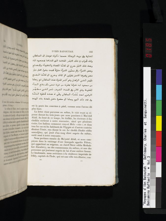 Voyages d'Ibn Batoutah : vol.3 / Page 185 (Color Image)