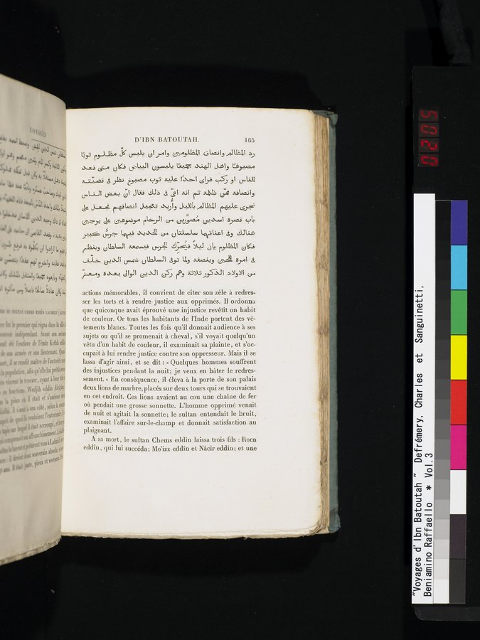 Voyages d'Ibn Batoutah : vol.3 / 205 ページ（カラー画像）