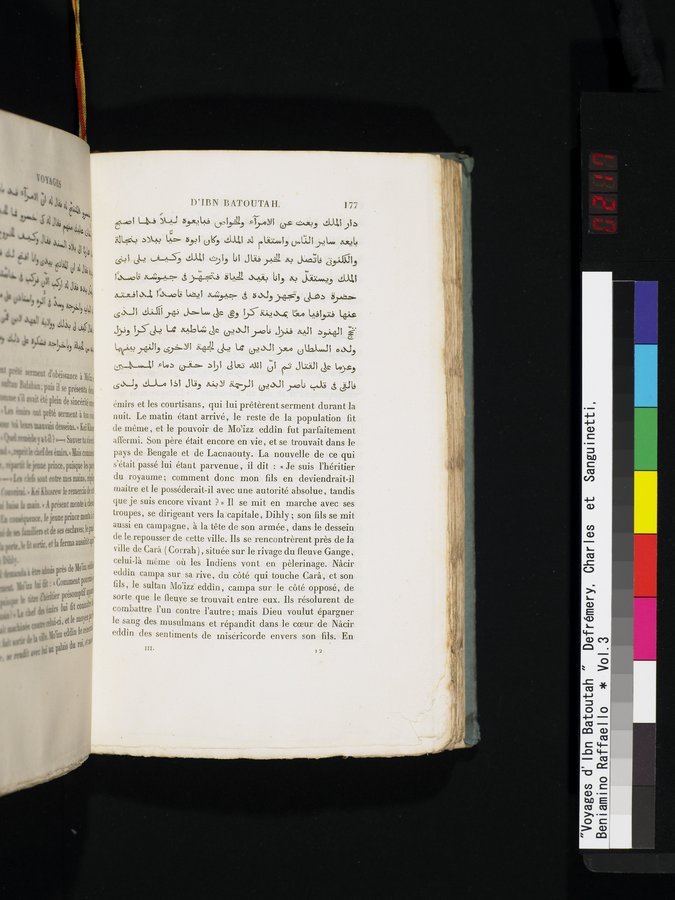 Voyages d'Ibn Batoutah : vol.3 / 217 ページ（カラー画像）