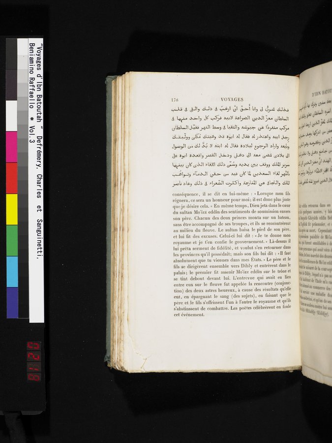 Voyages d'Ibn Batoutah : vol.3 / 218 ページ（カラー画像）
