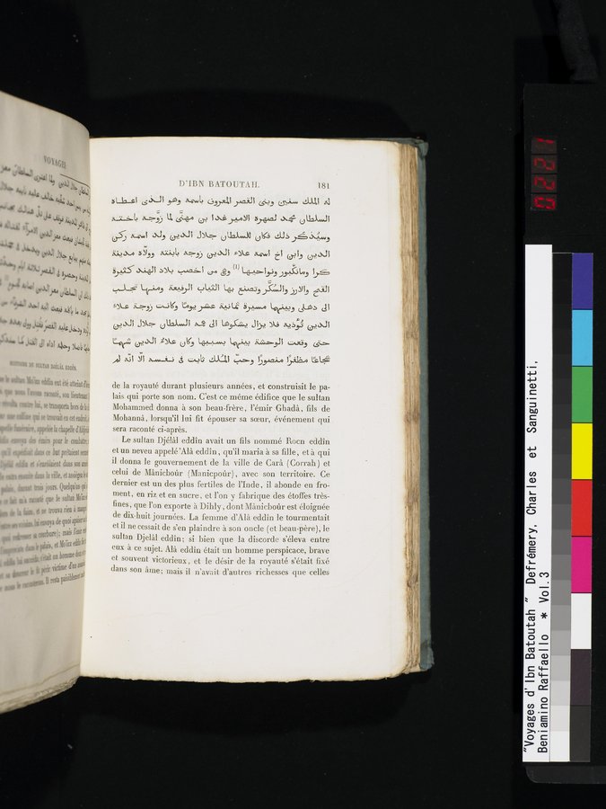 Voyages d'Ibn Batoutah : vol.3 / 221 ページ（カラー画像）