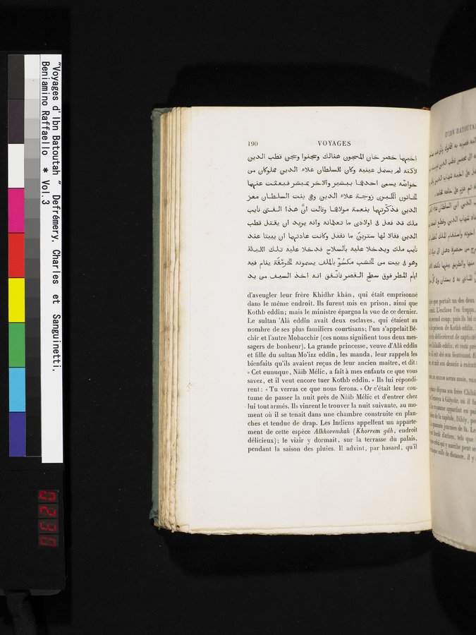 Voyages d'Ibn Batoutah : vol.3 / 230 ページ（カラー画像）