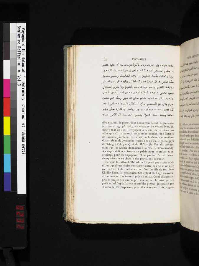 Voyages d'Ibn Batoutah : vol.3 / 232 ページ（カラー画像）