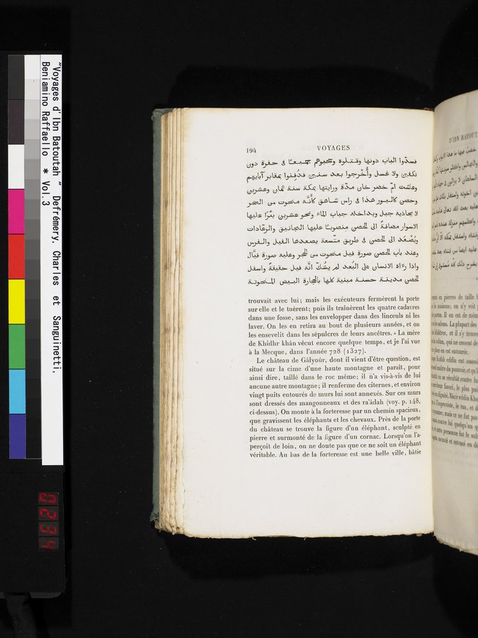 Voyages d'Ibn Batoutah : vol.3 / 234 ページ（カラー画像）