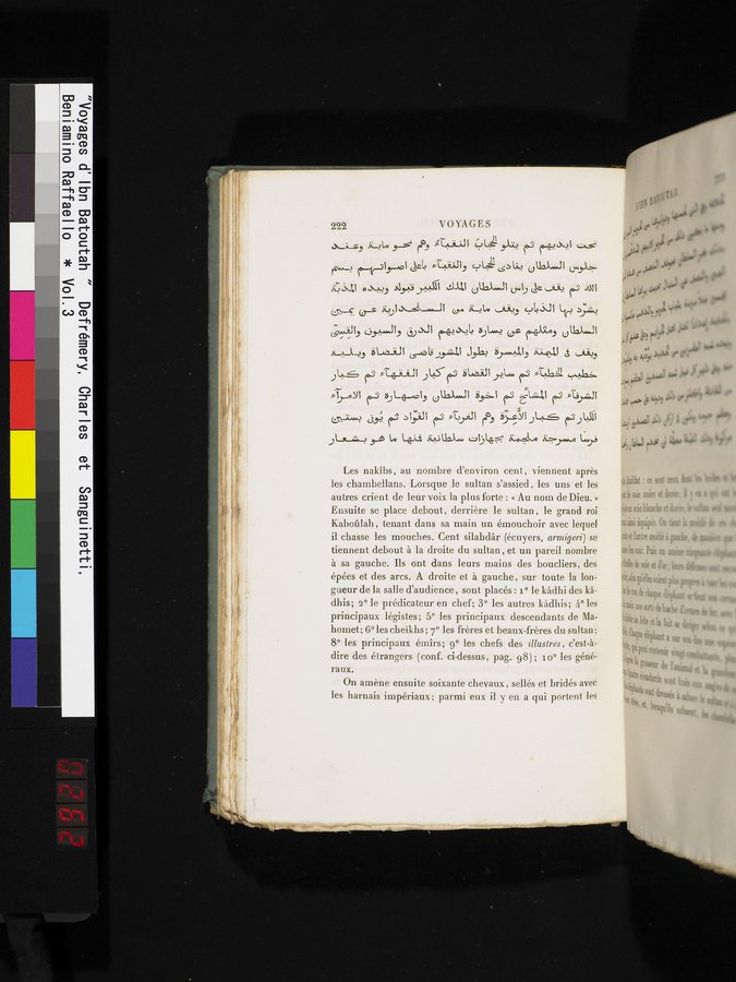Voyages d'Ibn Batoutah : vol.3 / 262 ページ（カラー画像）