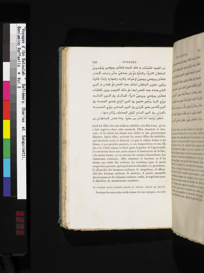 Voyages d'Ibn Batoutah : vol.3 / 276 ページ（カラー画像）