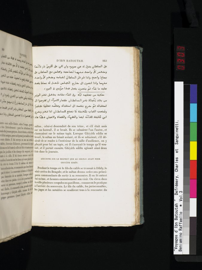 Voyages d'Ibn Batoutah : vol.3 / 303 ページ（カラー画像）
