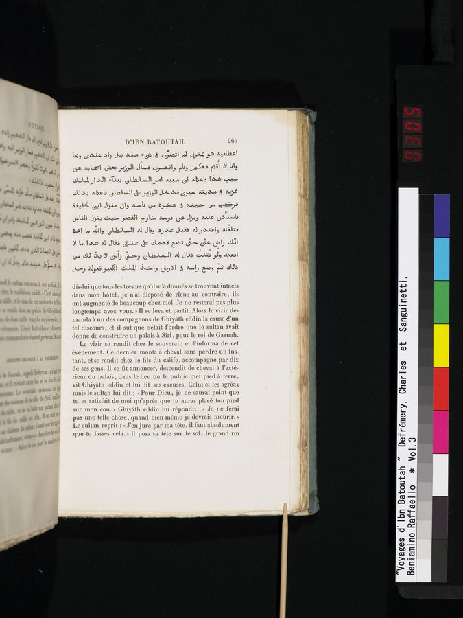 Voyages d'Ibn Batoutah : vol.3 / 305 ページ（カラー画像）