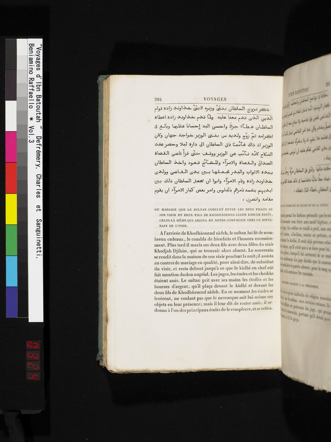 Voyages d'Ibn Batoutah : vol.3 / 324 ページ（カラー画像）