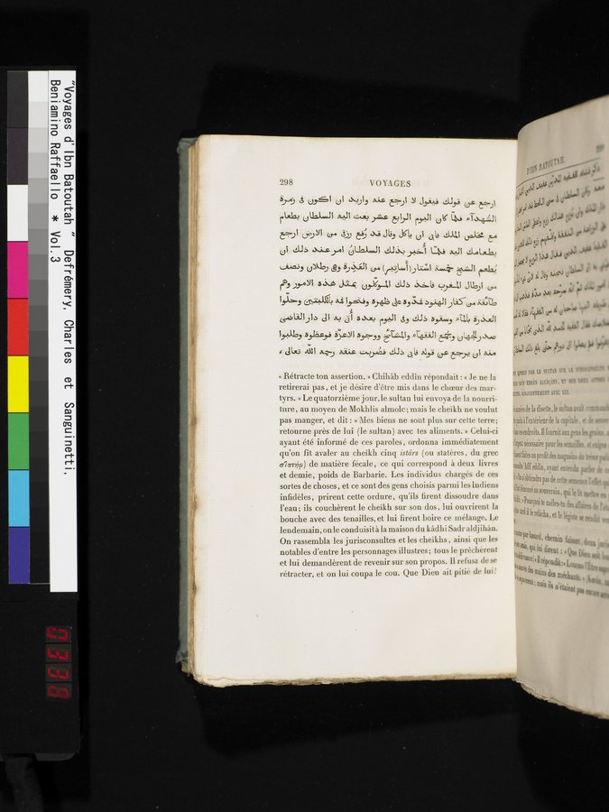 Voyages d'Ibn Batoutah : vol.3 / 338 ページ（カラー画像）