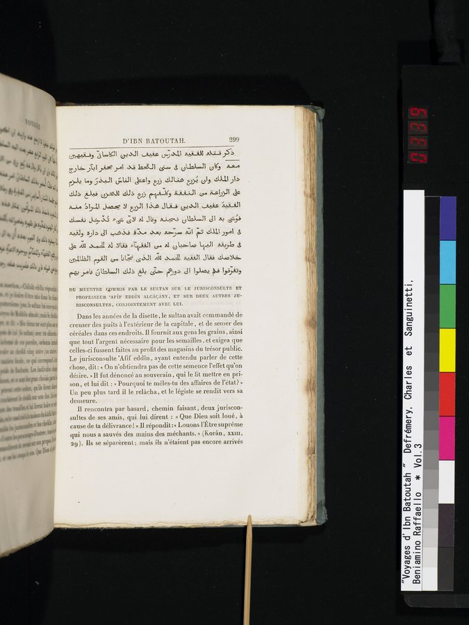 Voyages d'Ibn Batoutah : vol.3 / 339 ページ（カラー画像）