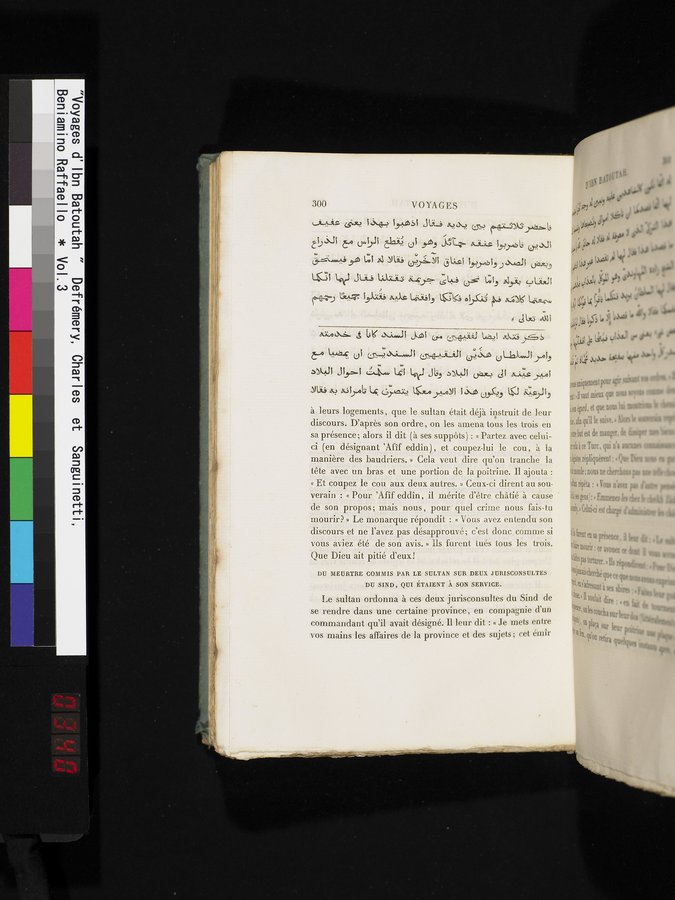 Voyages d'Ibn Batoutah : vol.3 / 340 ページ（カラー画像）