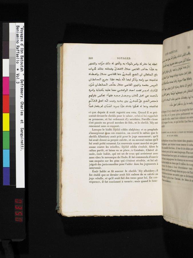 Voyages d'Ibn Batoutah : vol.3 / 350 ページ（カラー画像）