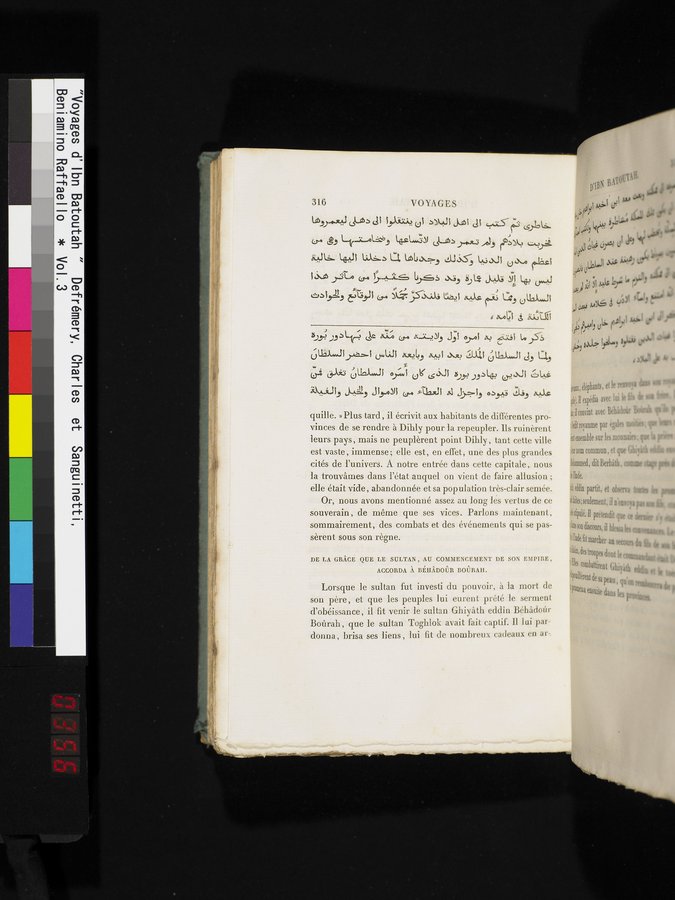 Voyages d'Ibn Batoutah : vol.3 / 356 ページ（カラー画像）