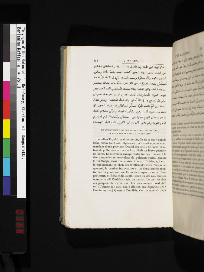 Voyages d'Ibn Batoutah : vol.3 / 358 ページ（カラー画像）