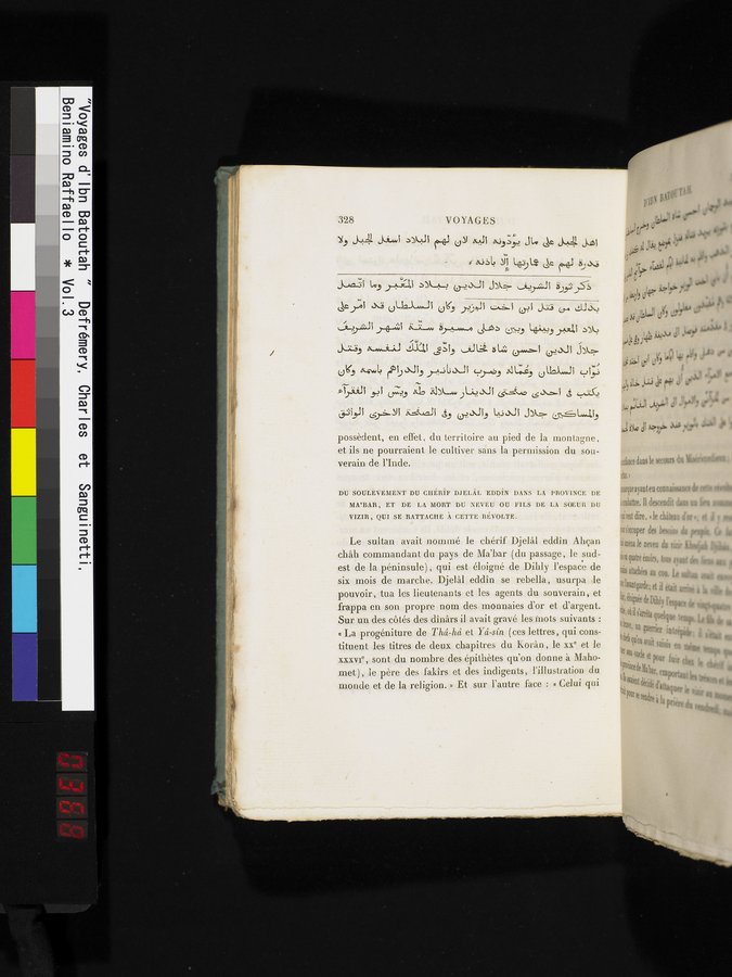 Voyages d'Ibn Batoutah : vol.3 / 368 ページ（カラー画像）