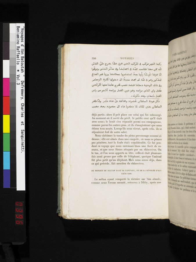 Voyages d'Ibn Batoutah : vol.3 / 396 ページ（カラー画像）