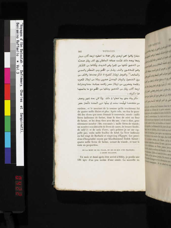 Voyages d'Ibn Batoutah : vol.3 / 422 ページ（カラー画像）