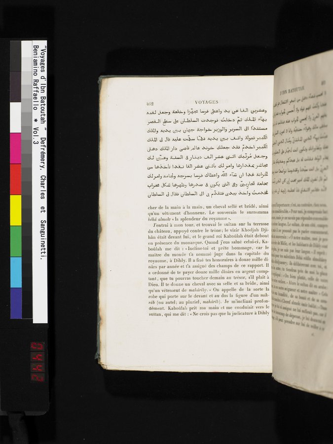 Voyages d'Ibn Batoutah : vol.3 / 442 ページ（カラー画像）