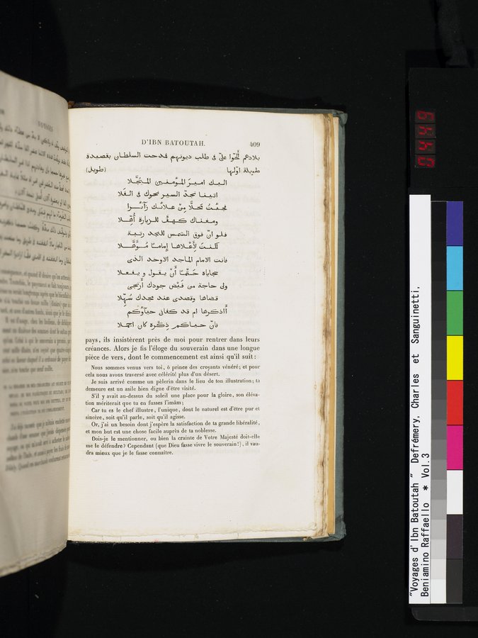 Voyages d'Ibn Batoutah : vol.3 / 449 ページ（カラー画像）