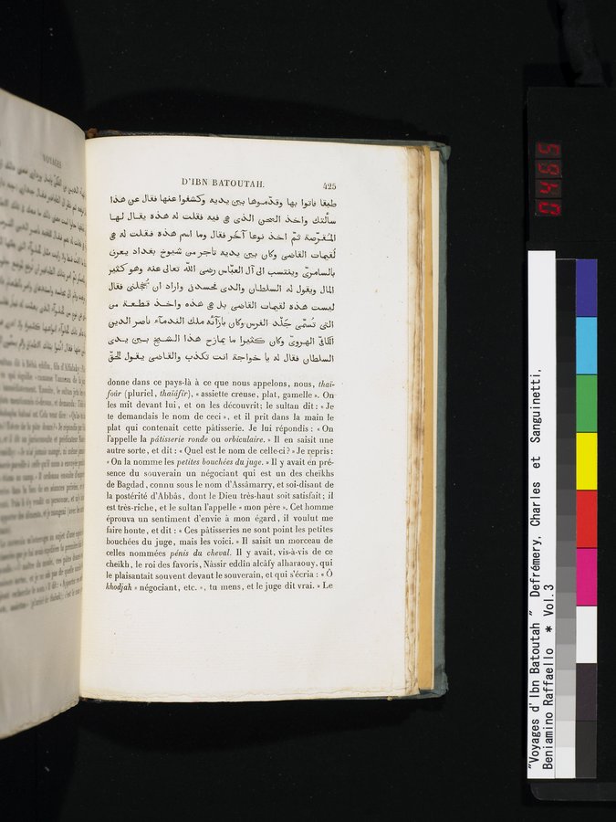Voyages d'Ibn Batoutah : vol.3 / 465 ページ（カラー画像）
